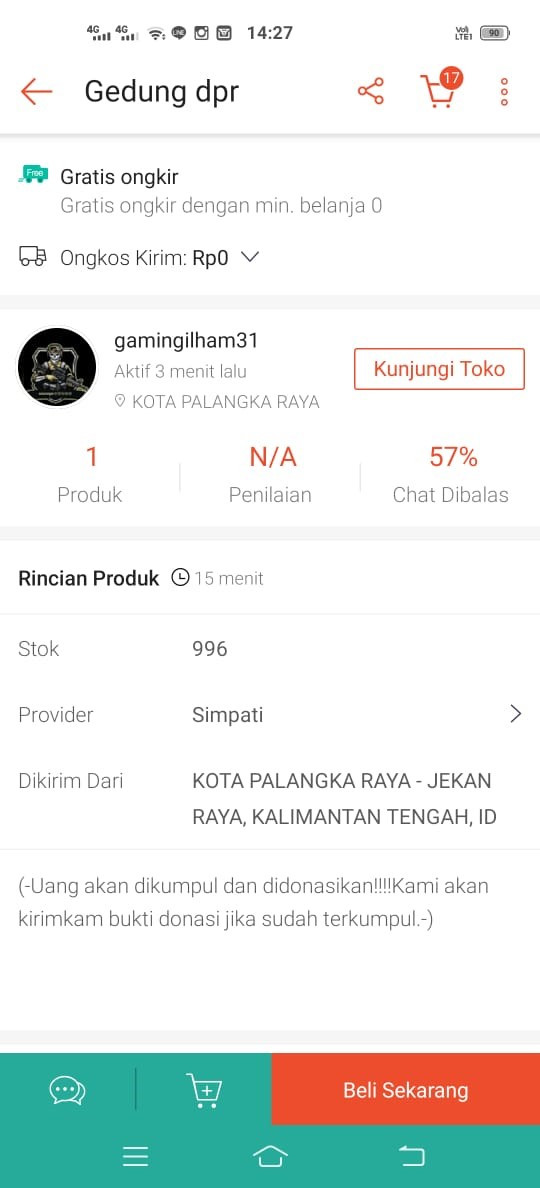 Di-Takedown Berulang Kali, Seller Gedung DPR Terus Bermunculan