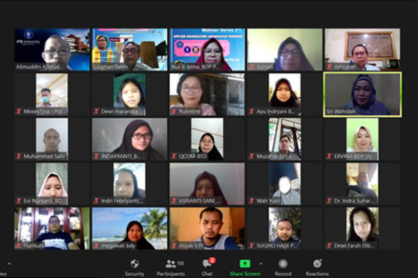 Politani Pangkep Gelar Webinar Bahas Virus dan Vaksin Perikanan