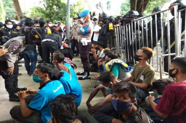 Hendak Menyusup, Anggota Anarcho dan 73 Pelajar Dijaring Polisi