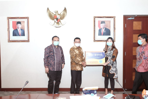 Aice Luncurkan Gerakan Pentahelix 5 Juta Masker Medis