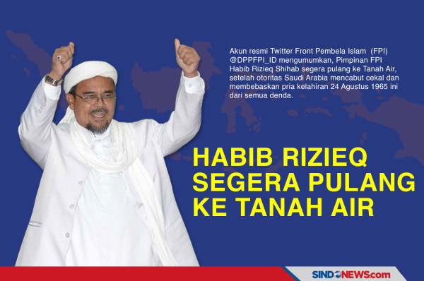 Soal Habib Rizieq Pimpin Revolusi, Politikus Gerindra: Jangan Buruk Sangka