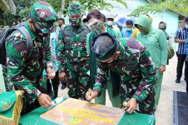 Resmikan Masjid Nurul Khurriyah, Brigjen TNI Jannie A Siahaan Bangun Sinergitas di Buton