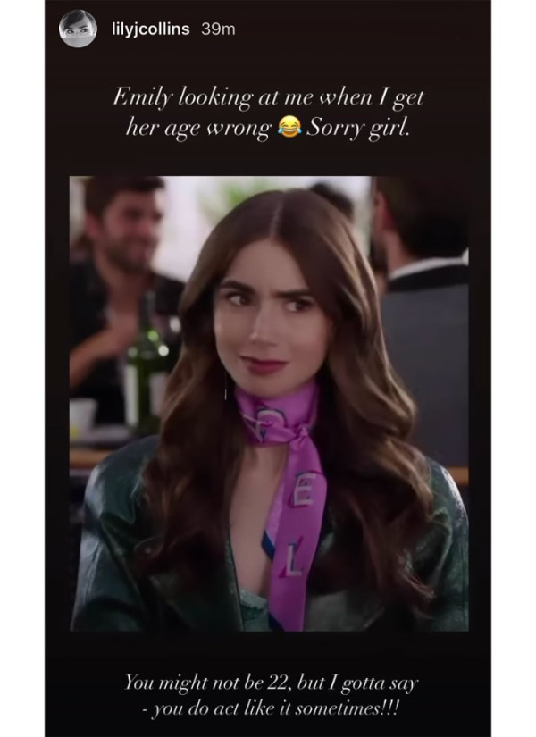 Lily Collins Minta Maaf Salah Sebut Usia Emily dalam Emily in Paris, Ini Kata Lucas Bravo