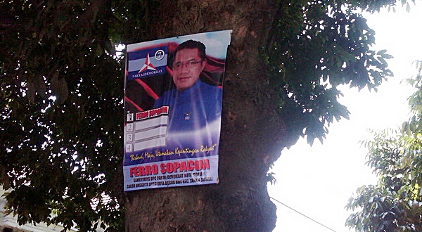 Musim Kampanye, Pohon yang Dijadikan Papan Reklame Bisa Mati!