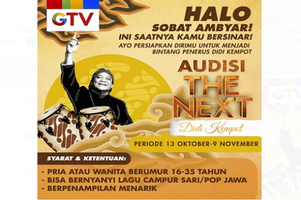 Keluarga di Solo Sambut Antusias Ajang The Next Didi Kempot
