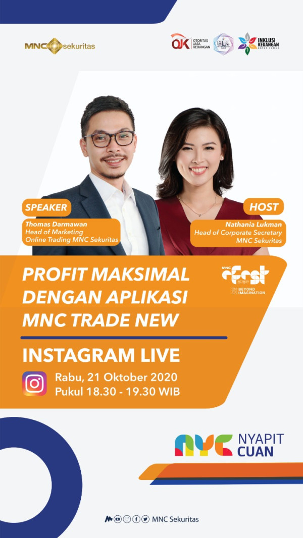 Nyapit Cuan Berhadiah Laptop Gaming, Tonton Kisi Investasi Saham di IG Live MNC Sekuritas Malam Ini!