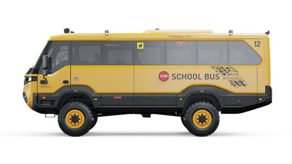 Torsus Bikin Bus Sekolah Monster Siap Perang dan Berpetualang