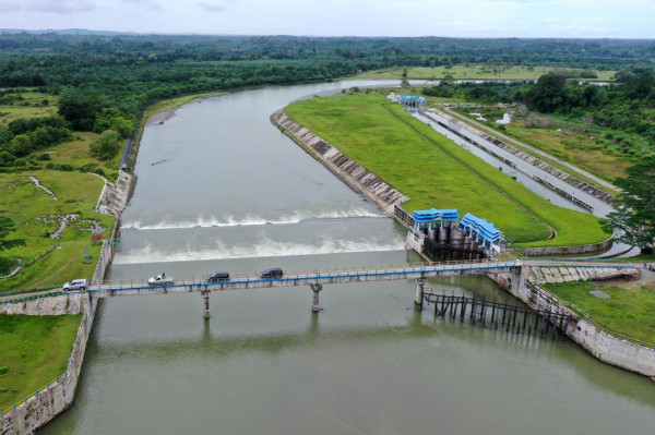 Uji Coba Irigasi Lhok Guci Aceh Dimulai