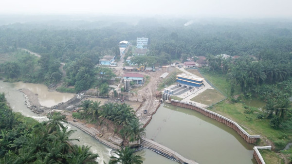 Intake dan Jaringan Air Baku Mebidang Siap Beroperasi