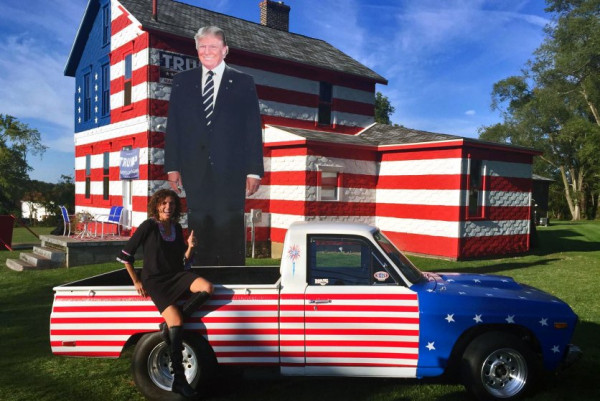 Mobil-mobil Unik Pendukung Donald Trump saat Kampanye