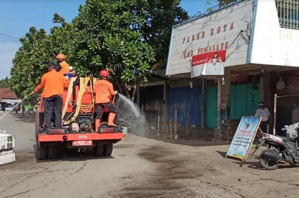Pedagang dan Satpam Meninggal Kena COVID-19, Pasar Induk Pemalang Ditutup