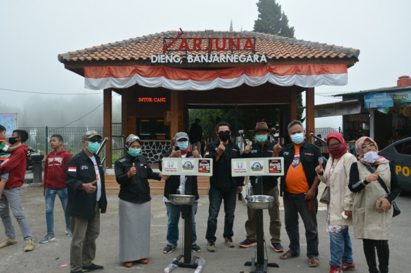 Peringati Sumpah Pemuda, Komunitas Honda BR-V Sumbang Fasilitas Cuci Tangan di Dieng