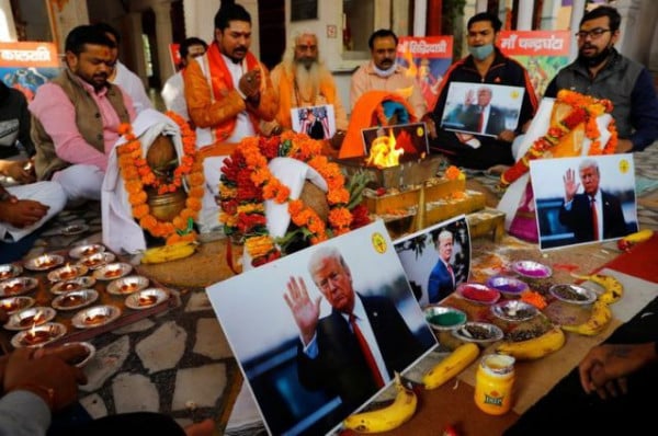 Doa Buat Harris Digelar di Desa Leluhur di India, untuk Trump di Delhi