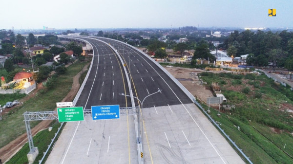 Ruas Tol Cimanggis-Cibitung I Siap Operasi Lengkapi Struktur Jalan di Kawasan Jabodetabek