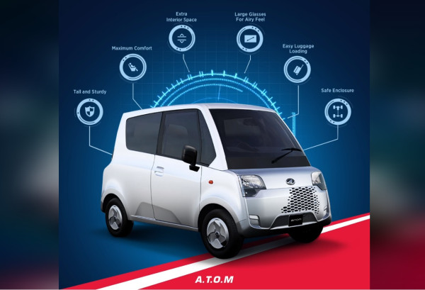 Mahindra Atom Mobil Listrik Termurah di Dunia, Harga Rp57 Juta