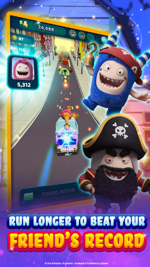 Semakin Seru! Oddbods Turbo Run kini Ada Update Halloween