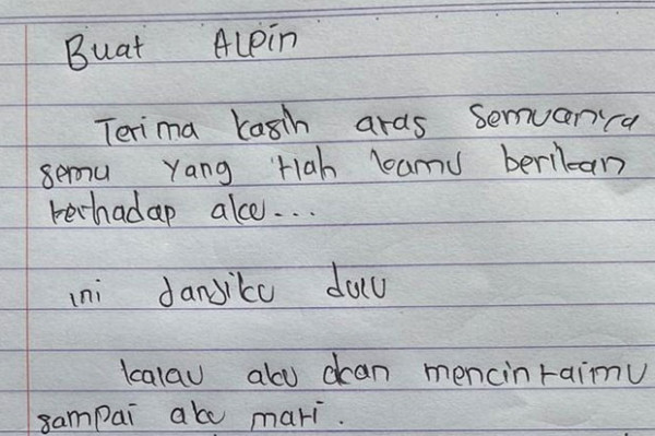 Gantung Diri, ABG Ini Sempat Tulis Surat Cinta Mati ke Mantan, Isinya Bikin Merinding
