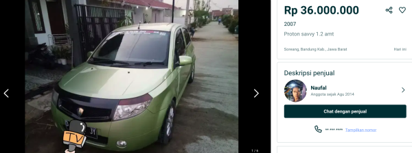 2020 Mau Beli Nmax? Tanggung, Nambah Rp3 Juta udah Bisa Beli Mobil Asal Malaysia Ini!