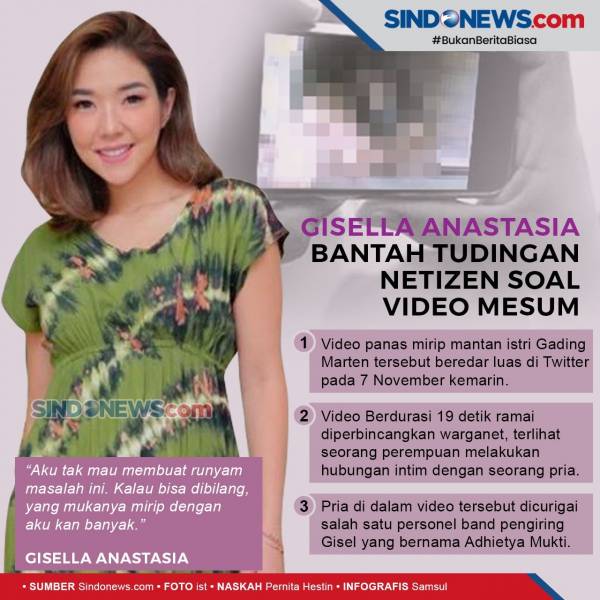 Polda Metro Jaya Kantongi Akun Penyebar Video Mesum Mirip Gisella Anastasia