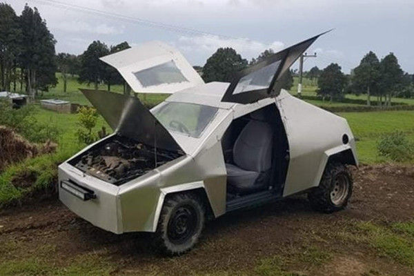 Tak Mampu Beli Tesla Cybertruk? Ini Replikanya Dijual Rp7,6 Juta