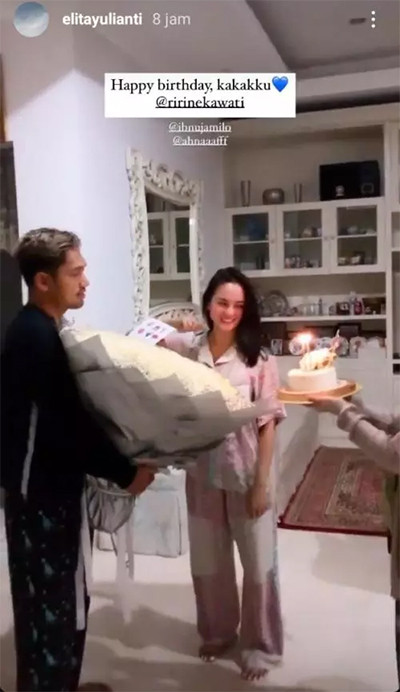 Kejutan Romantis Ibnu Jamil di Hari Ulang Tahun Ririn Ekawati