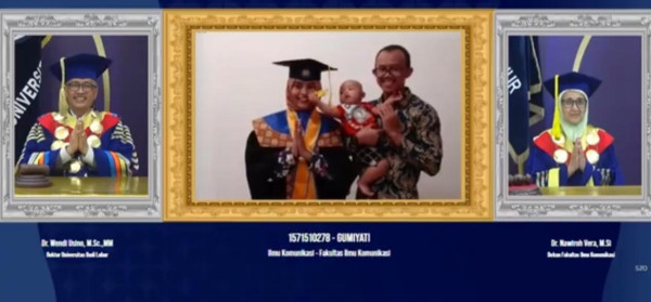 Maksimalkan Teknologi, UBL Gelar Wisuda Online Perdana Periode Gasal 2019/2020