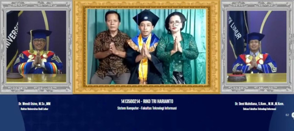 Maksimalkan Teknologi, UBL Gelar Wisuda Online Perdana Periode Gasal 2019/2020