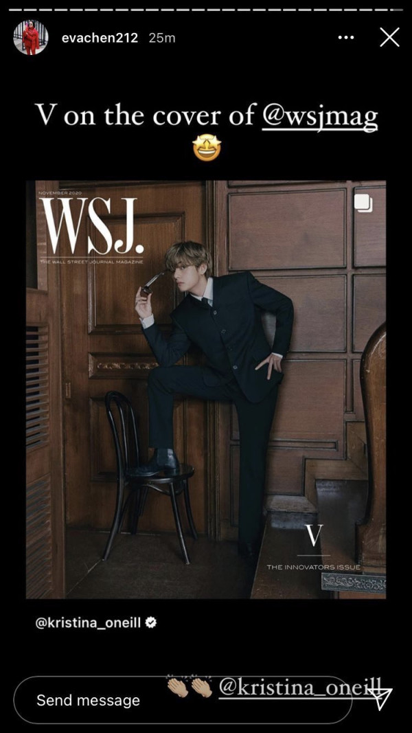 Wajah V BTS sebagai Sampul Majalah WSJ Jadi yang Terlaris, Kalahkan Sampul BTS