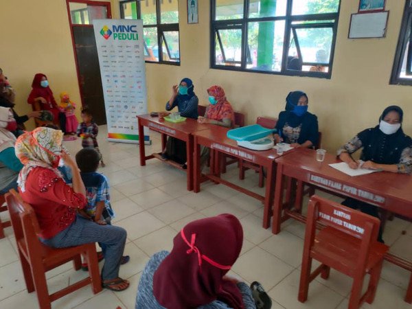 MNC Peduli Helat Pemeriksaan Gizi Anak Muaragembong