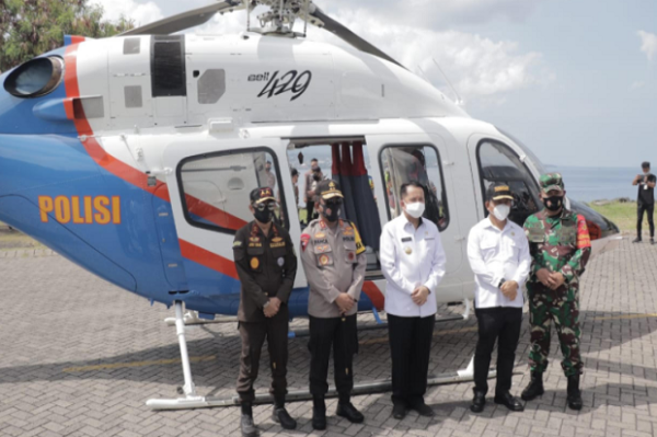 Kapolda - Forkopimda Sulut Saksikan Simulasi Tanggap Bencana di Kawasan Megamas Manado