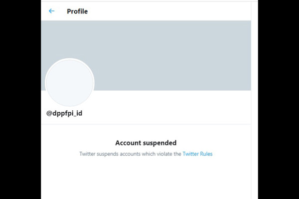 Dinilai Langgar Aturan, Twitter Suspend Akun FPI