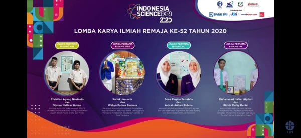 Indonesia Science Expo 2020 Hasilkan Inovasi Terbaik dari Generasi Muda