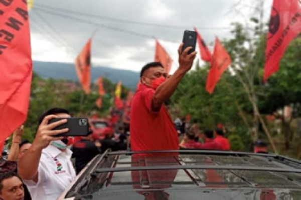 Sambutan Kemenangan Olly di Tanah Minahasa Selatan