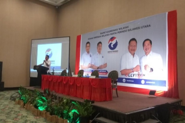 Gelar Rakorwil, DPW Partai Perindo Sulut Siap Menangkan Olly-Steven