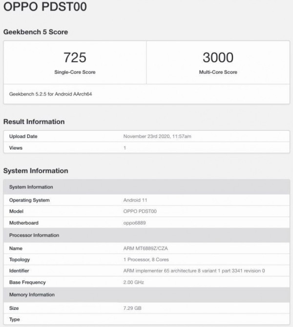 Spesifikasi Duo Oppo Reno 5 Muncul di Platform Geekbench