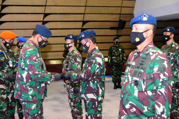 Sertijab Perwira TNI AU, Kolonel Pnb Indan Gilang Buldansyah Jabat Kadispenau