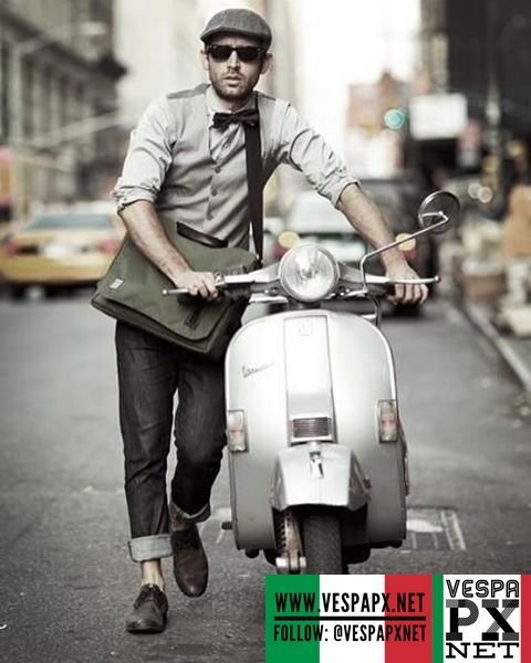 5 Gaya Mode Anak Vespa, dari Klasik sampai Ekstrem
