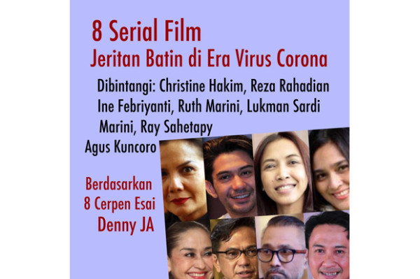 Terinspirasi Pandemi Covid-19, Denny JA Bikin Delapan Serial Film