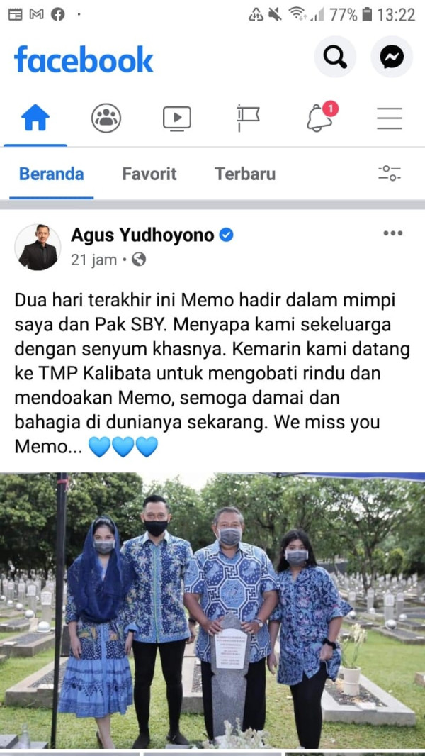 Cerita AHY yang Dua Hari Didatangi Ibu Ani Lewat Mimpi