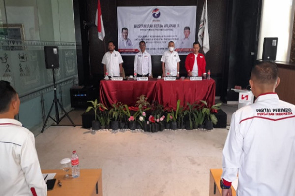 Muskerwil III DPW Partai Perindo Lampung, Jemput Kemenangan Pilkada 2020