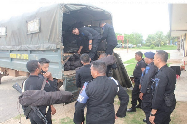 Antisipasi Aksi Pembakaran Susulan di Boven Digoel, 4 SSK Pasukan Bersenjata Lengkap Siaga