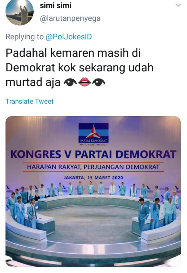 Punya 23 Member, NCT Jadi Korban Meme Partai Politik, Jennie BLACKPINK ikut Tersangkut