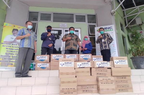 Apresiasi Penanganan COVID-19, MNC Peduli Salurkan Bantuan untuk RSUD Soreang
