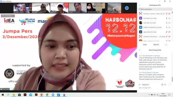Sambut Harbolnas 12.12, idEA Gandeng Kemenparekraf dan Bank Mandiri