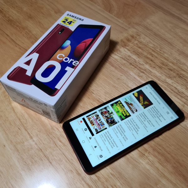 Mengoptimalkan Ponsel Rp1 Jutaan Galaxy A01 Core untuk Sekolah Dirumah