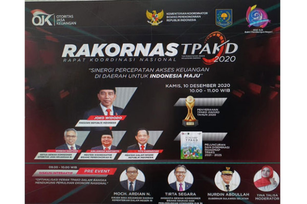 Nurdin Abdullah Jadi Narasumber Soal Pemulihan Ekonomi Nasional