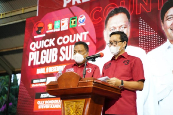 Pidato Inspiratif Kemenangan Olly-Steven, Kemenangan Terhormat Milik Semua