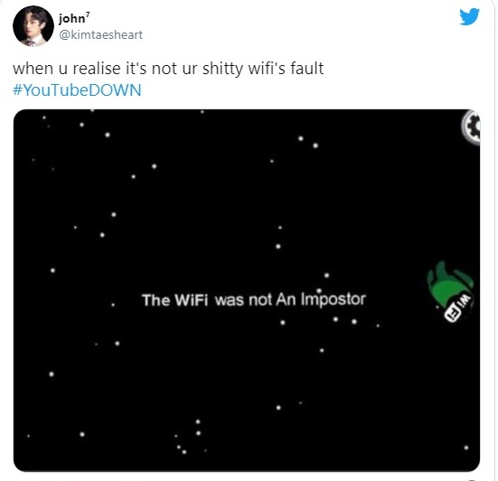 Meme Lucu dan Tagar Semarakkan Tragedi YouTube Down