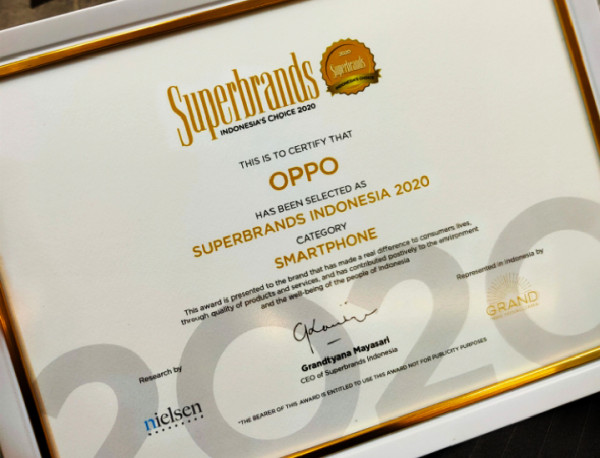 Raih Superbrands 2020, Oppo Smartphone Pertama yang Diingat Konsumen