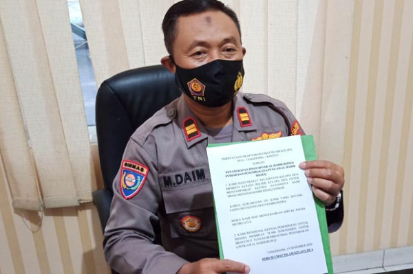 Massa Pendukung Habib Rizieq Geruduk Kantor-Kantor Polsek di Tangsel